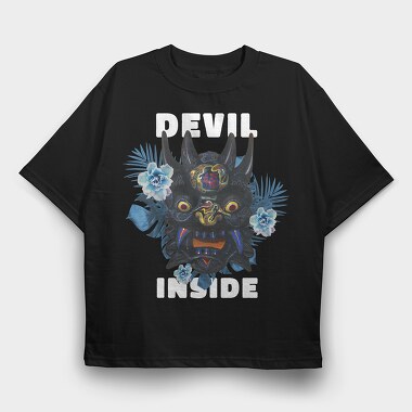 Tropical Devil, Tricou Oversize Barbati (Unisex)