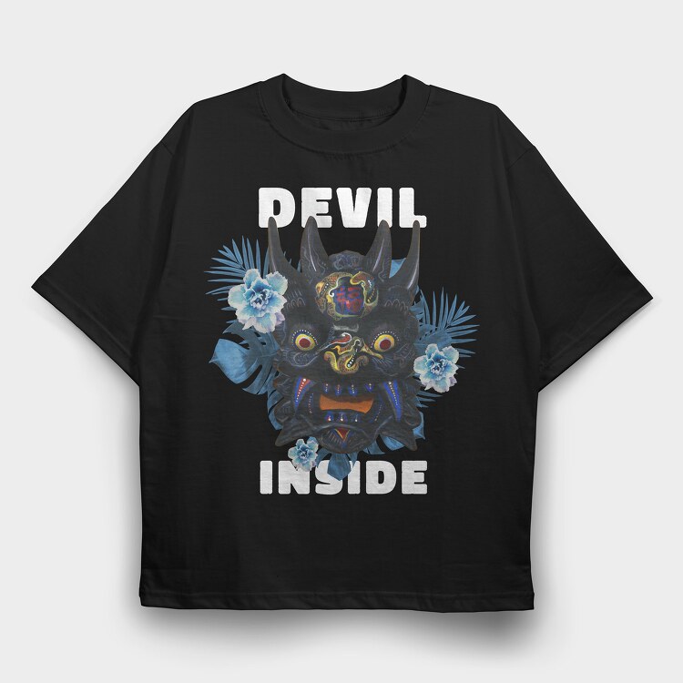 Tropical Devil, Tricou Oversize Barbati (Unisex)