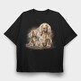 Cocker Dog, Tricou Oversize Barbati (Unisex)
