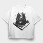 Tur Ntable Forest, Tricou Oversize Barbati (Unisex)
