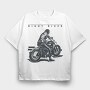 Night Rider, Tricou Oversize Barbati (Unisex)