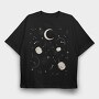 Night Sky, Tricou Oversize Barbati (Unisex)