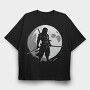 Ninja Moon, Tricou Oversize Barbati (Unisex)
