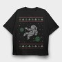 Ugly Sweater Space, Tricou Oversize Barbati (Unisex)