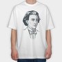 Frederic Chopin, Tricou Oversize Barbati (Unisex)
