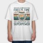 Freeze Time, Tricou Oversize Barbati (Unisex)