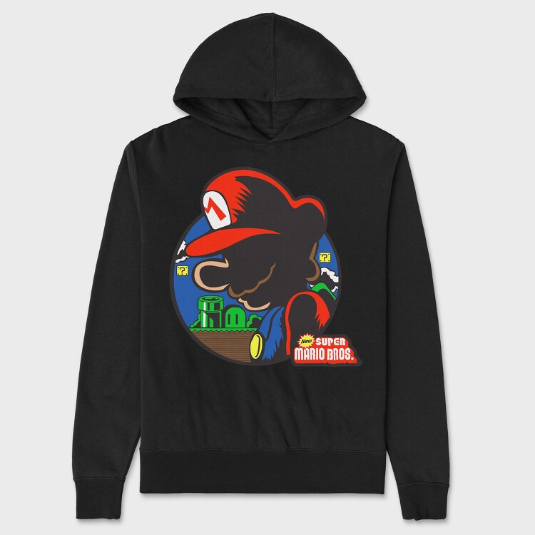 Super Mario Bros 3, Hanorac Oversize Barbati (Unisex)