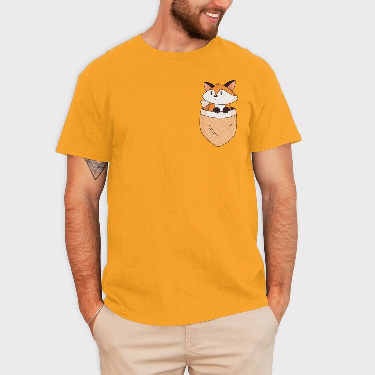 Pocket Fox, Tricou Barbati (Unisex)