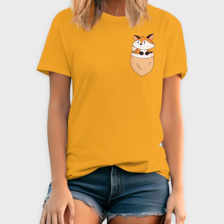 Pocket Fox, Tricou Barbati (Unisex)