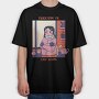 Comfy Chill Girl 9, Tricou Oversize Barbati (Unisex)