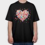 Confetti Heart, Tricou Oversize Barbati (Unisex)