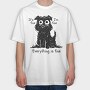 Shaggy Dog Everything Is Fine, Tricou Oversize Barbati (Unisex)