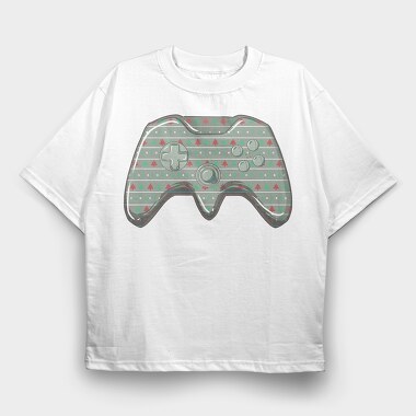Controller Christmas, Tricou Oversize Barbati (Unisex)