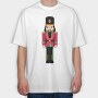 Nutcracker Pixel, Tricou Oversize Barbati (Unisex)