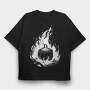 Cooking Pot Campfire, Tricou Oversize Barbati (Unisex)