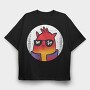 Cool Cat 2, Tricou Oversize Barbati (Unisex)
