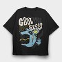 Cool Kids Dont Sleeep, Tricou Oversize Barbati (Unisex)