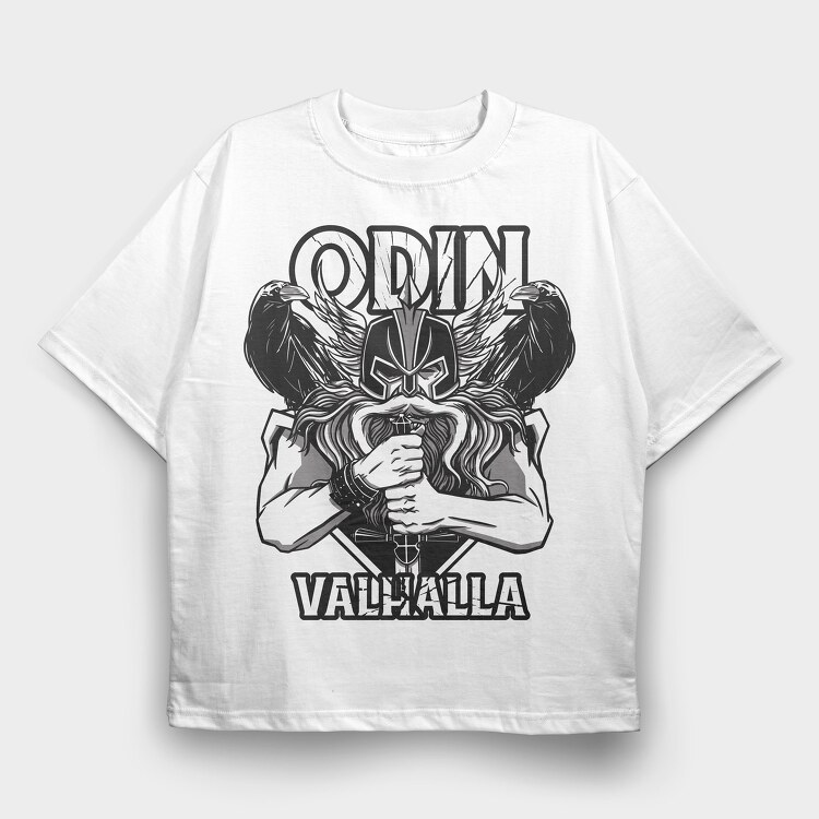 Odin, Tricou Oversize Barbati (Unisex)