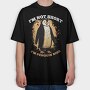 Short Penguin, Tricou Oversize Barbati (Unisex)