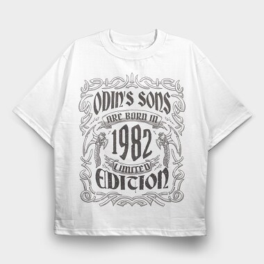 Odins Sons, Tricou Oversize Barbati (Unisex)