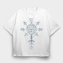 Valkyrie Symbol, Tricou Oversize Barbati (Unisex)