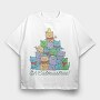 Oh Catmastree, Tricou Oversize Barbati (Unisex)