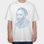 Van Gogh, Tricou Oversize Barbati (Unisex)
