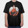 Big Guitar Player, Tricou Oversize Barbati (Unisex)
