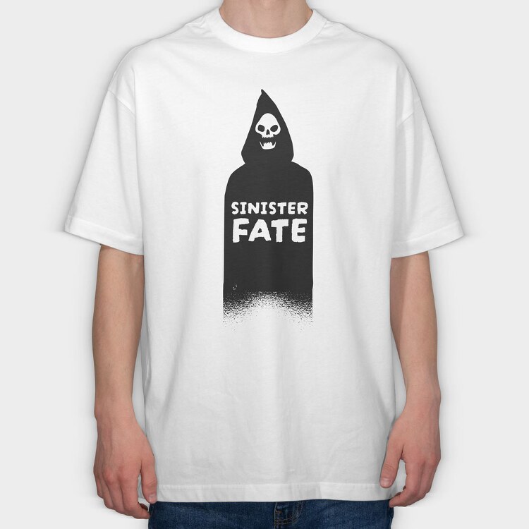 Sinister Bones, Tricou Oversize Barbati (Unisex)