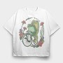 Cottagecore Frogs, Tricou Oversize Barbati (Unisex)