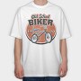 Old School Biker, Tricou Oversize Barbati (Unisex)