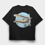 Older Glider, Tricou Oversize Barbati (Unisex)