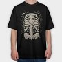Skeleton Chest, Tricou Oversize Barbati (Unisex)