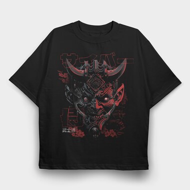 Oni Cyberpunk, Tricou Oversize Barbati (Unisex)