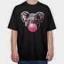 Koala Bubblegum Monochrome Sunglasses Pink, Tricou Oversize Barbati (Unisex)