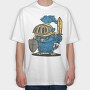 Owl Knight, Tricou Oversize Barbati (Unisex)