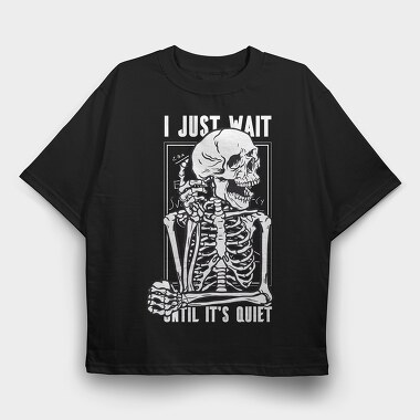 Skeleton Idea, Tricou Oversize Barbati (Unisex)