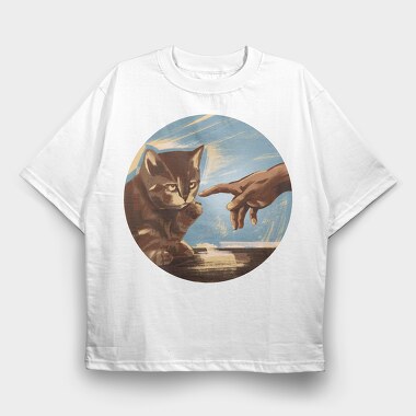Creation Moment Cat 2, Tricou Oversize Barbati (Unisex)
