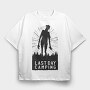 Last Day Camping Zombie, Tricou Oversize Barbati (Unisex)