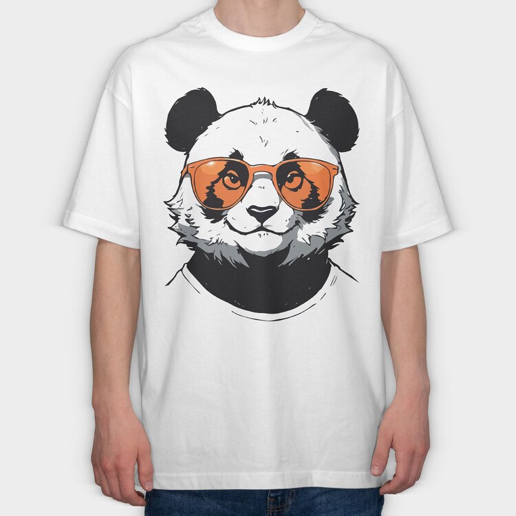 Panda Sungalsses, Tricou Oversize Barbati (Unisex)