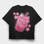 Boba Cat, Tricou Oversize Barbati (Unisex)