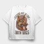Legend Are in Love With Dogs, Tricou Oversize Barbati (Unisex)