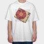 Vintage Turntable, Tricou Oversize Barbati (Unisex)