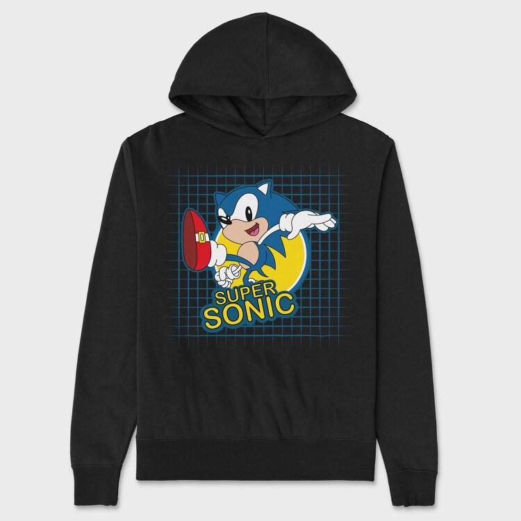 Super Sonic, Hanorac Oversize Barbati (Unisex)