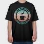 Life Happens Coffee Helps, Tricou Oversize Barbati (Unisex)