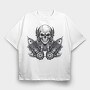 Skull Engineer, Tricou Oversize Barbati (Unisex)