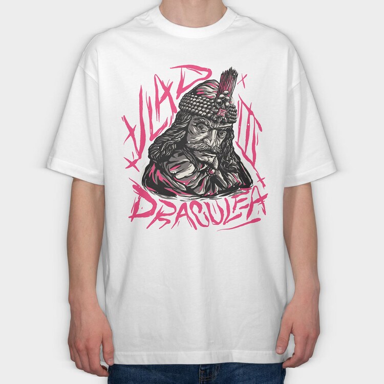 Vlad Draculea, Tricou Oversize Barbati (Unisex)