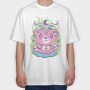 Cute Pastel Bear, Tricou Oversize Barbati (Unisex)