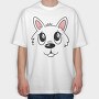 Cute Puppy Face, Tricou Oversize Barbati (Unisex)