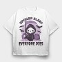 Cute Reaper Spoiler, Tricou Oversize Barbati (Unisex)